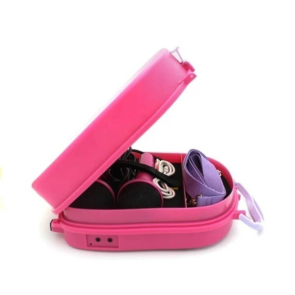 Kids Karaoke Machine for Girls Boys with 2 Microphones Portable - Picture 2 of 5